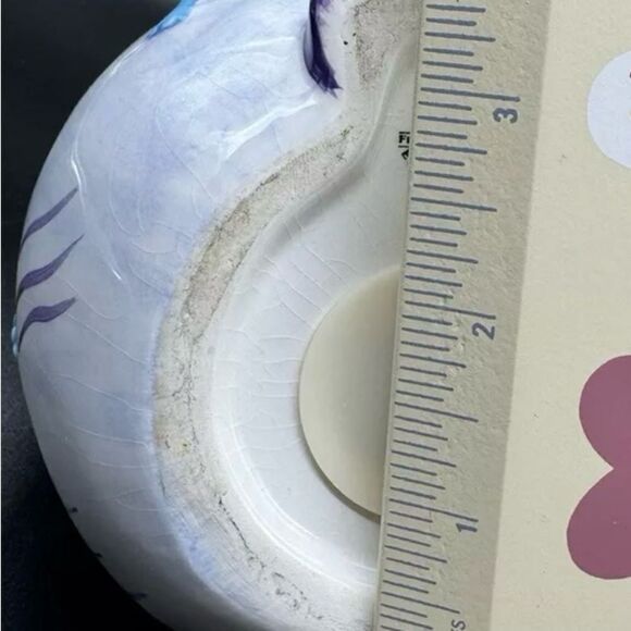 Vintage Fitz & Floyd “Feed The Kitty” Ceramic Fat Cat Coin Bank - Picture 6 of 6